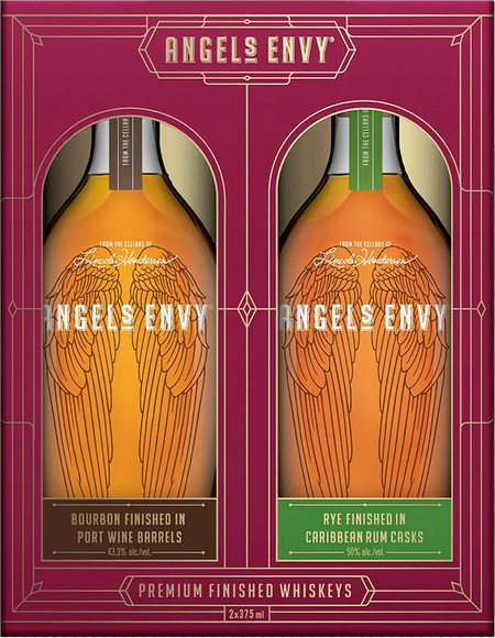 Angel's Envy Kentucky Bourbon & Rye Signature Series Gift Set (375mL)