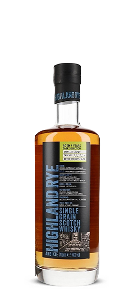 Arbikie Highland Rye Single Grain Scotch Whisky