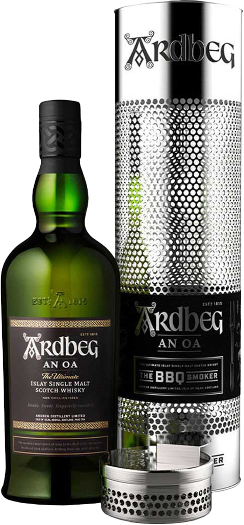 Ardbeg 'An Oa' Single Malt Scotch Whisky with BBQ Smoker