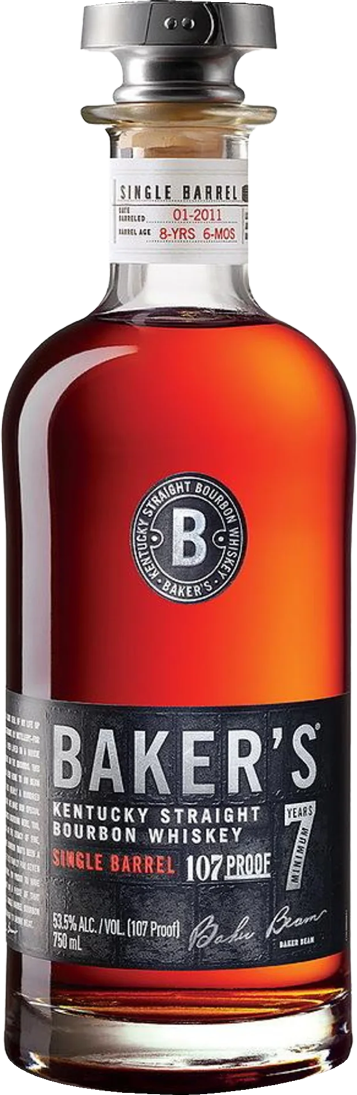 Baker's Single Barrel 7 Year Old Kentucky Straight Bourbon Whiskey