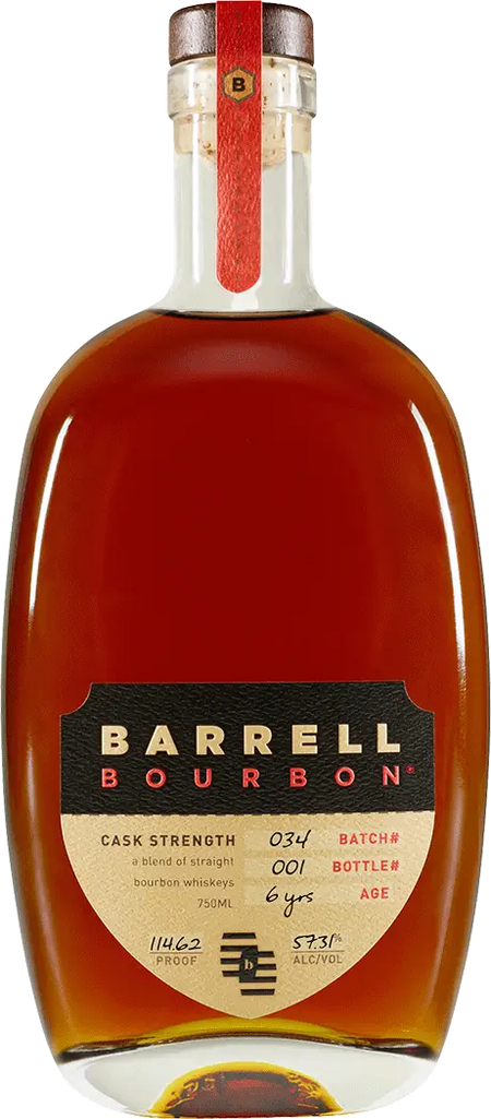 Barrell Batch 34 Cask Strength 6 Year Old Straight Bourbon Whiskey