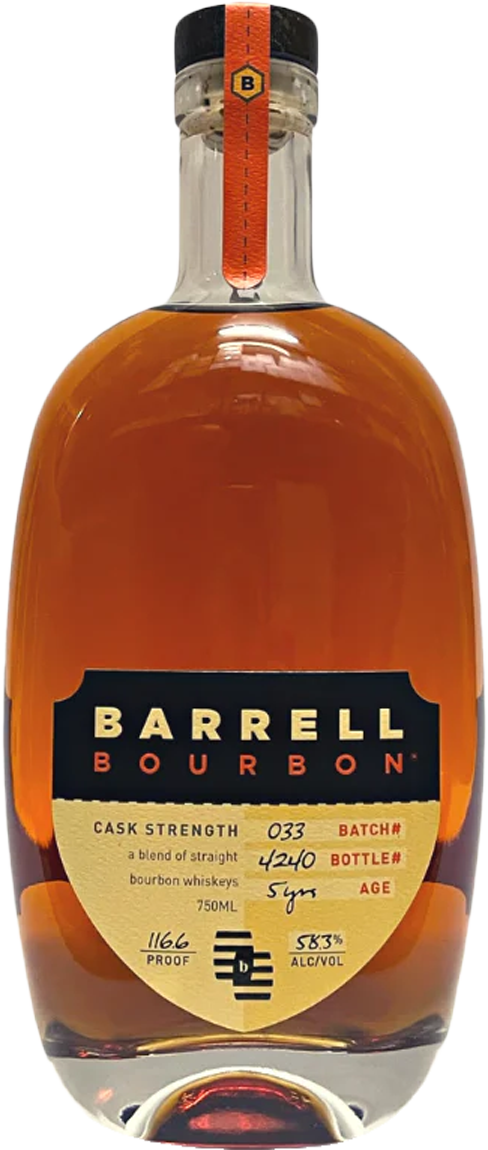 Barrell Craft Spirits Batch 33 Cask Strength 5 Year Old Straight Bourbon Whiskey