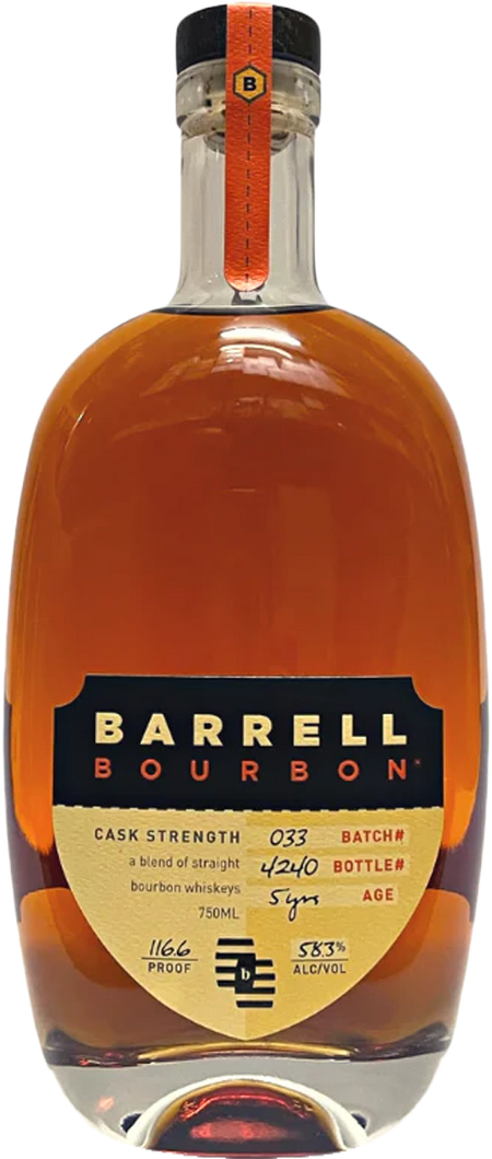 Barrell Craft Spirits Batch 33 Cask Strength 5 Year Old Straight Bourbon Whiskey