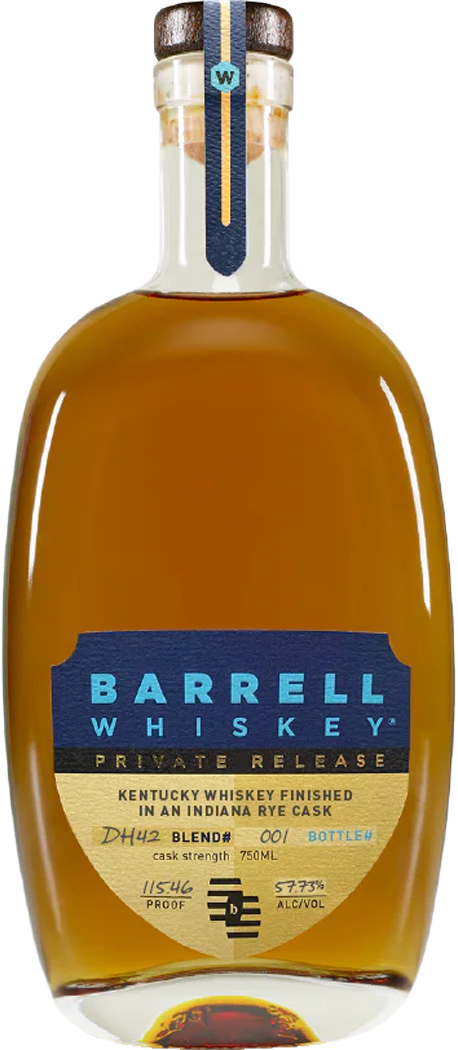 Barrell Whiskey Private Release Indiana Rye Cask DH42 Kentucky Whiskey