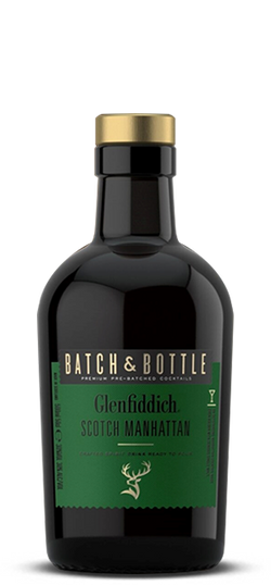 Batch & Bottle Glenfiddich Scotch Manhattan Ready To Drink Cocktail (375mL)