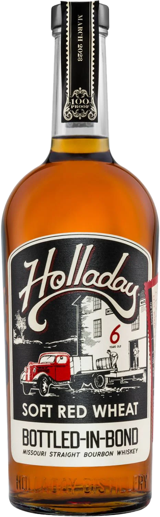 Ben Holladay 'Soft Red Wheat' Bottled in Bond Straight Bourbon Whiskey