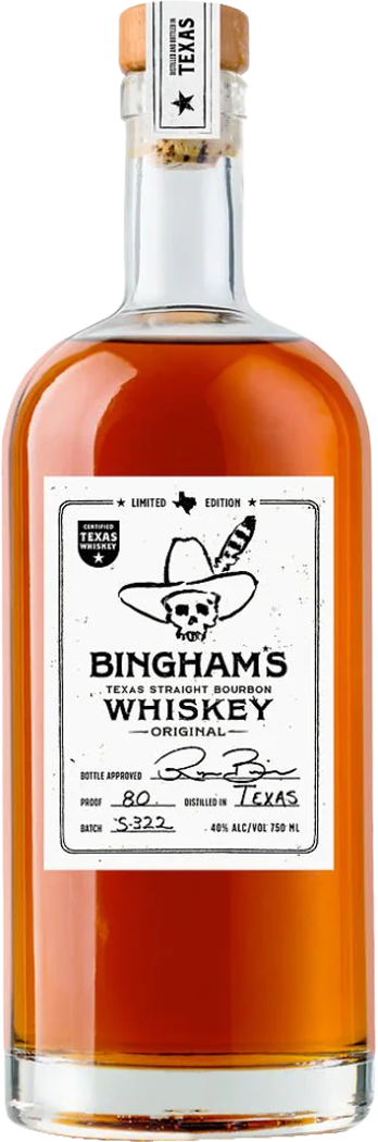 Bingham's Bourbon Original Texas Straight Bourbon Whiskey