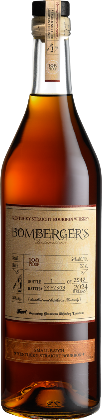 Bomberger's Declaration Small Batch 2024 Release Kentucky Straight Bourbon Whiskey