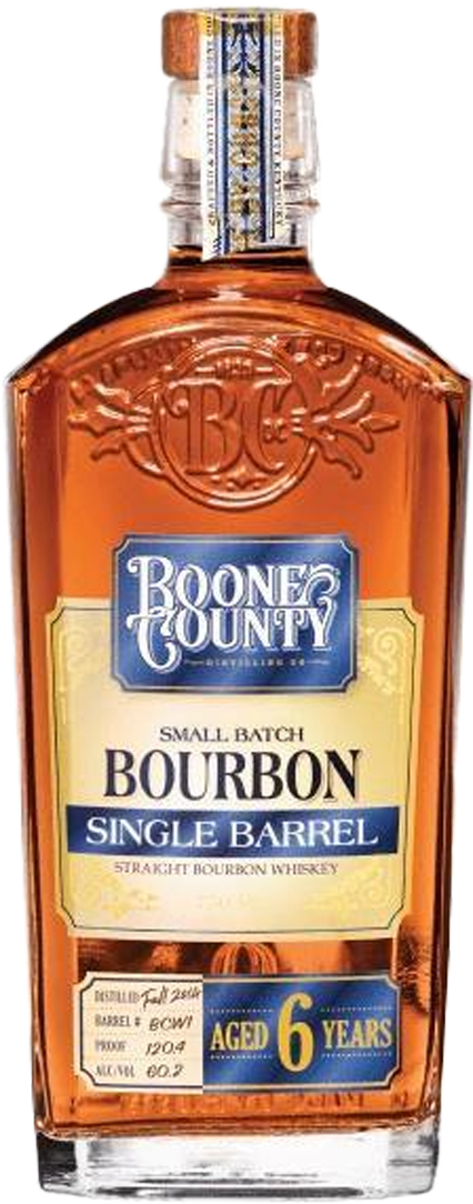 Boone County Distilling Co. Single Barrel 6 Year Old Straight Bourbon Whiskey