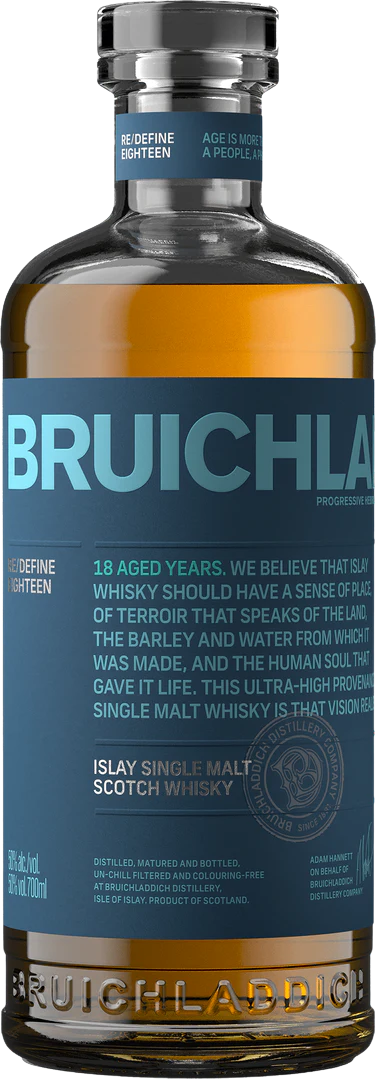 Bruichladdich Eighteen Aged Years Single Malt Scotch Whisky