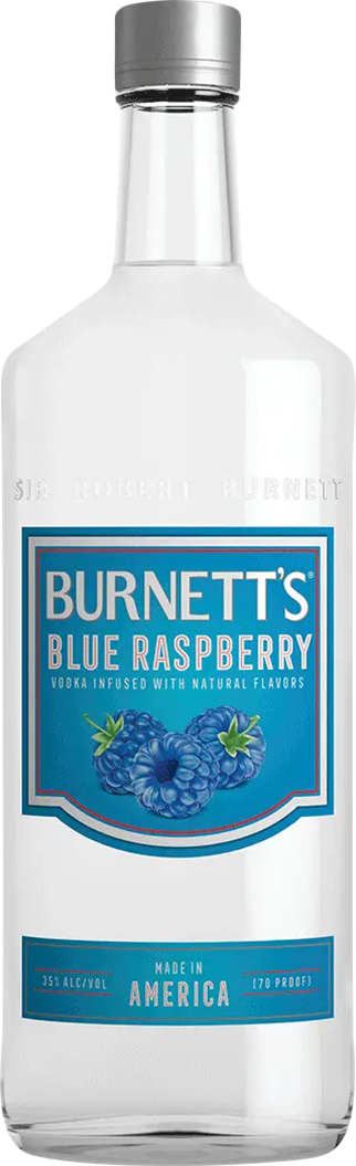 Burnett's Blue Raspberry Flavored Vodka (1L)