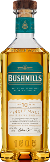 Bushmills 10 Year Old Single Malt Irish Whiskey