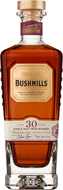 Bushmills 30 Year Old Single Malt Irish Whiskey