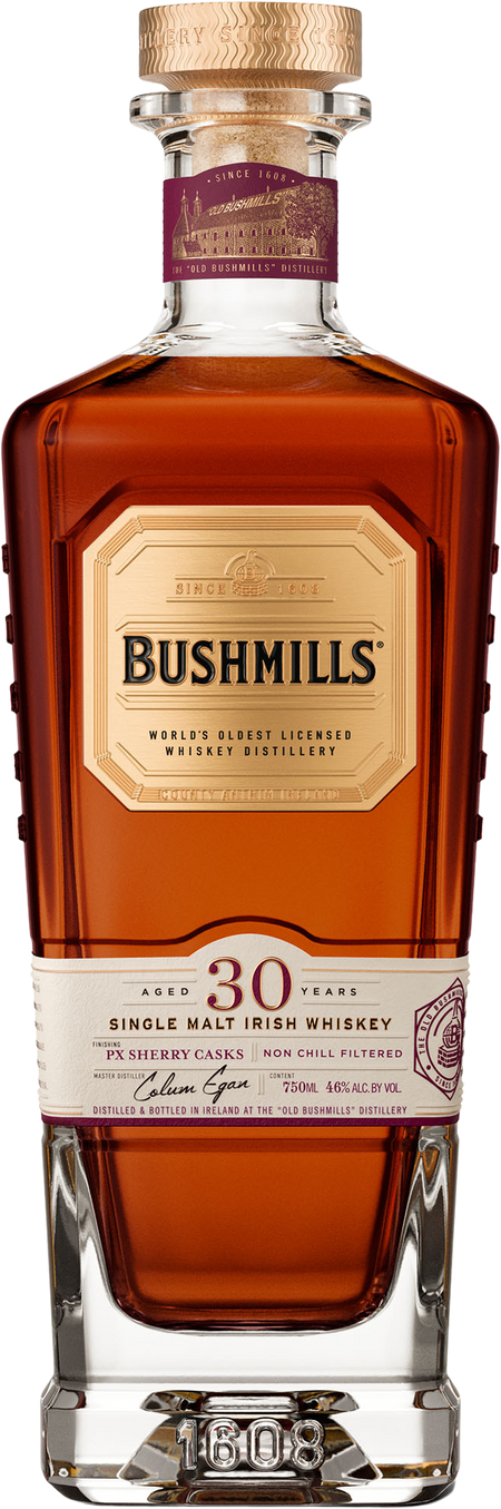 Bushmills 30 Year Old Single Malt Irish Whiskey