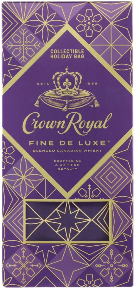 Crown Royal Fine De Luxe Limited Edition Holiday Bag