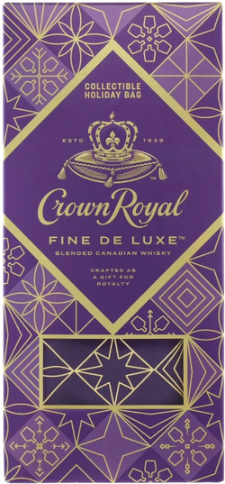 Crown Royal Fine De Luxe Limited Edition Holiday Bag