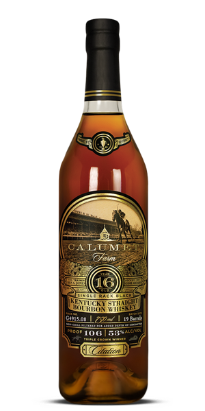 Calumet Farm 16 Year Old Single Rack Kentucky Straight Bourbon Whiskey