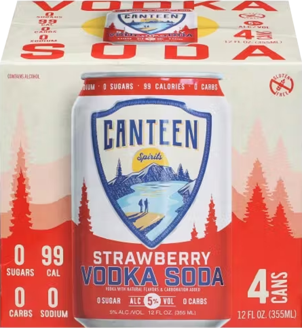 Canteen Spirits Strawberry Vodka Soda