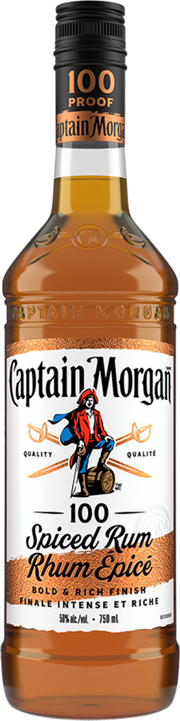 Captain Morgan 100 Proof Spiced Rum