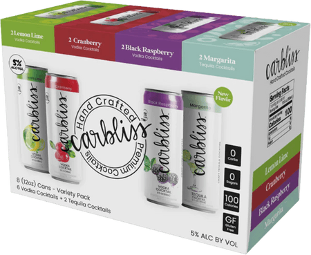 Carbliss Vodka Cocktail Variety Pack (2.84L)