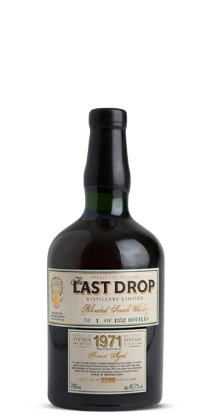 The Last Drop 1971 Vintage Finest Aged Blended Scotch Whisky