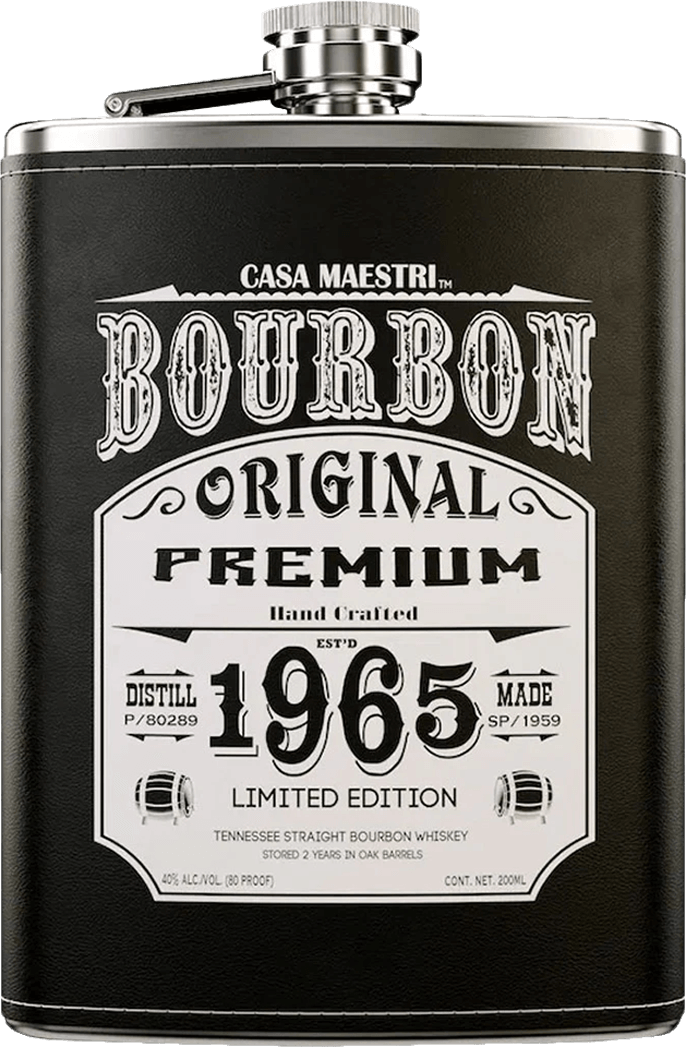 Casa Maestri 1965 Flask Limited Edition Straight Bourbon Whiskey