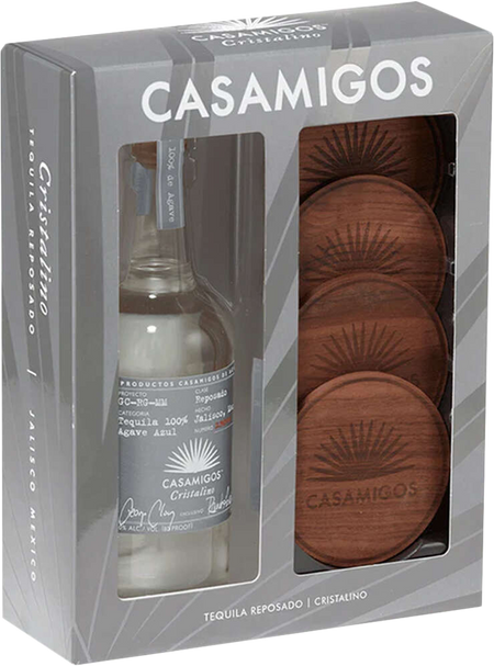Casamigos Tequila Cristalino Reposado with Coasters