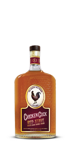 Chicken Cock Red Stave Bourbon Whiskey