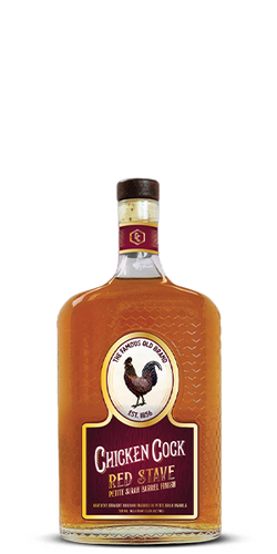 Chicken Cock Red Stave Bourbon Whiskey