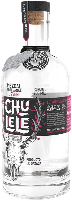 Chulele Artisanal Espadín Joven Dia de los Muertos 2022 Batch Mezcal