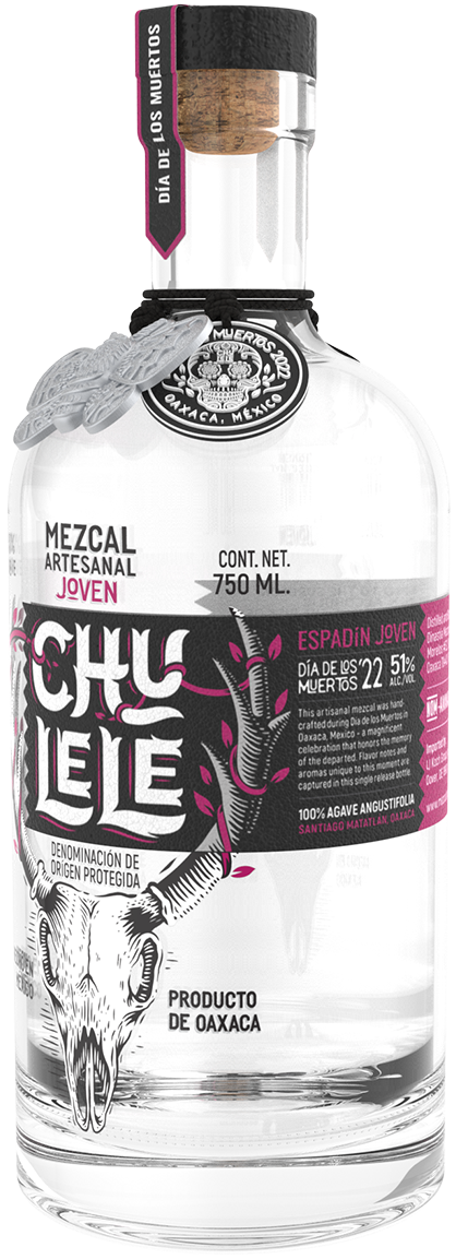 Chulele Artisanal Espadín Joven Dia de los Muertos 2022 Batch Mezcal