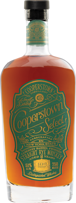 Cooperstown Select Straight Rye Whiskey