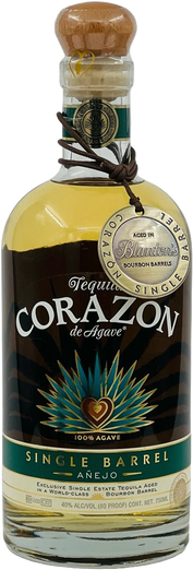 Corazón Single Barrel Blanton's Aged Single Estate Añejo Tequila