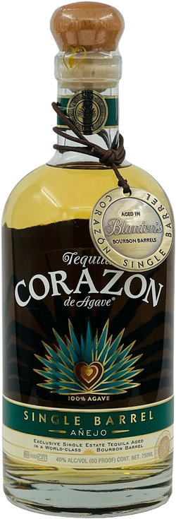 Corazón Single Barrel Blanton's Aged Single Estate Añejo Tequila