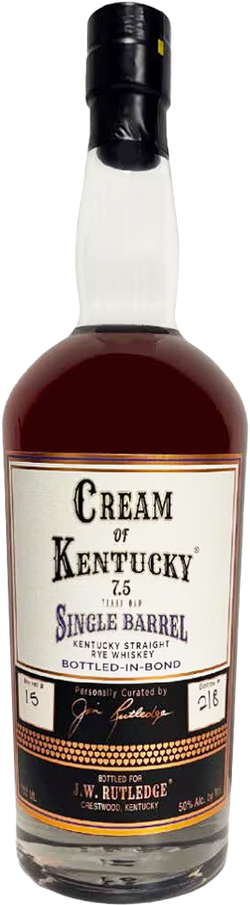 Cream of Kentucky Single Barrel 7.5 Years Old Kentucky Straight Rye Whiskey
