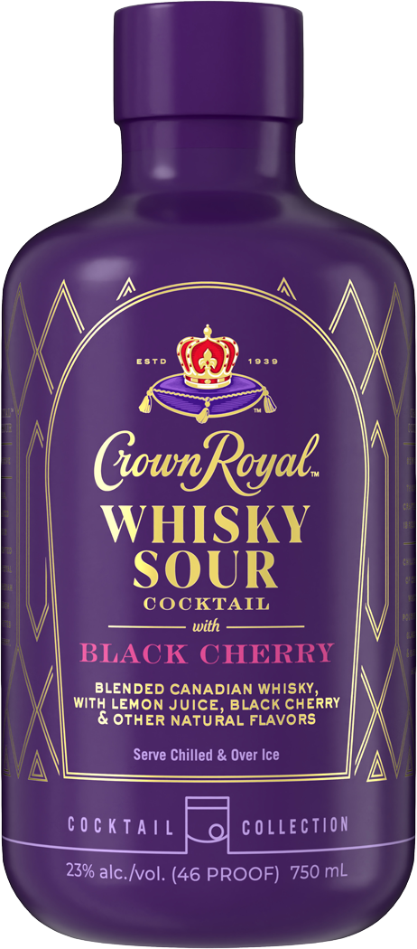 Crown Royal Black Cherry Whisky Sour Cocktail