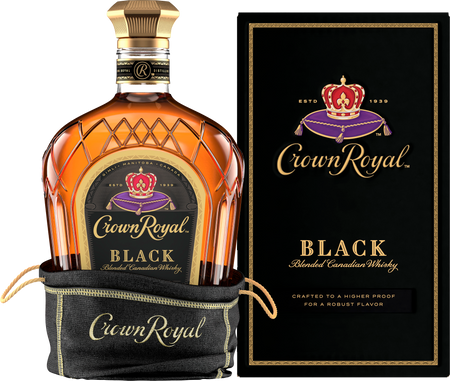 Crown Royal Black Blended Canadian Whisky (1L)