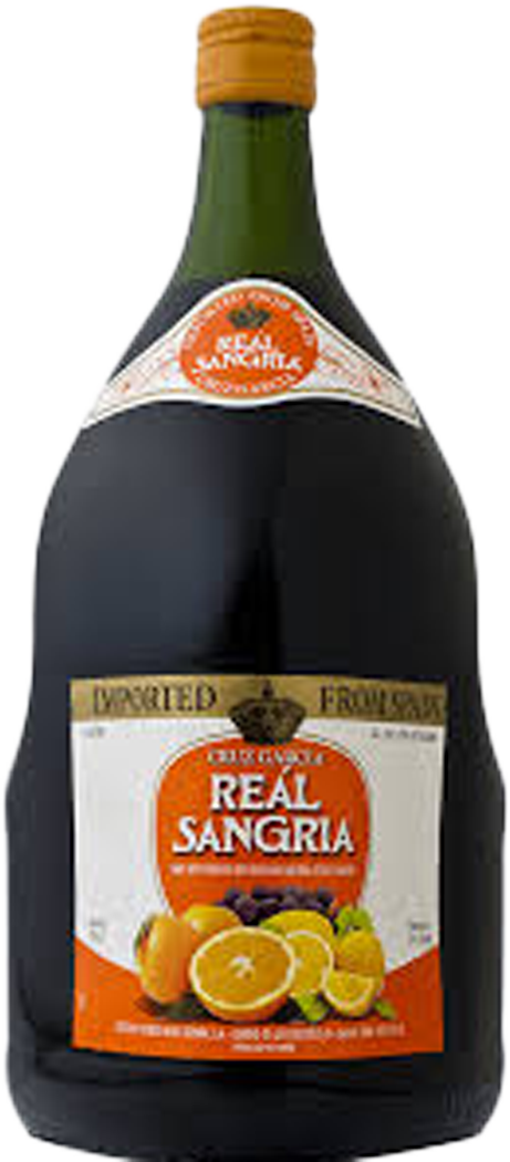 Real Sangria Plaza De Cruz Garcia 1 Litre - Vin Sangria Espagnol Authentique