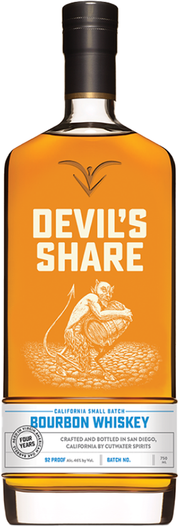 Cutwater Spirits 'Devil's Share' Small Batch Bourbon Whiskey