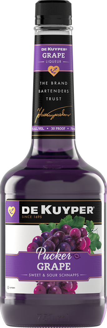 De Kuyper Pucker Grape Schnapps Liqueur (1L)
