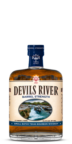 Devils River Barrel Strength Texas Bourbon Whiskey