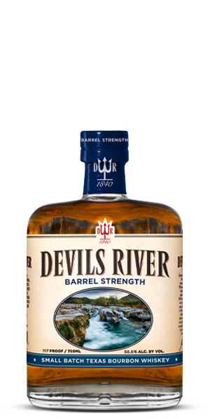 Devils River Barrel Strength Texas Bourbon Whiskey