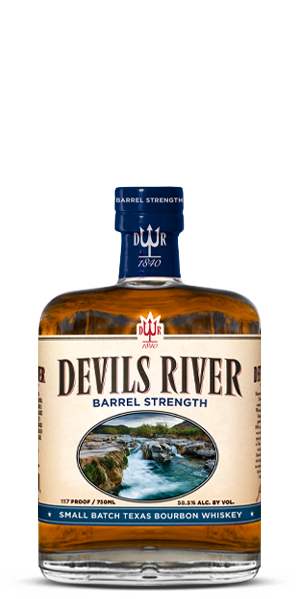 Devils River Barrel Strength Texas Bourbon Whiskey (1.75L)