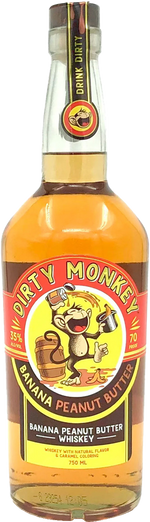 Dirty Monkey Banana Peanut Butter Whiskey (50mL)