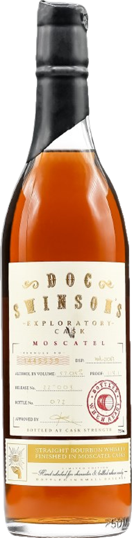 Doc Swinson's Exploratory Cask Moscatel Straight Bourbon Whiskey