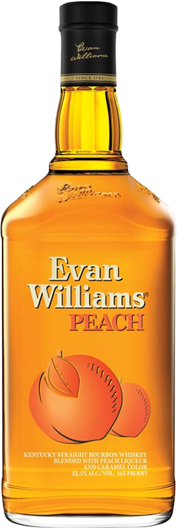 Evan Williams Peach Bourbon Liqueur (1.75L)