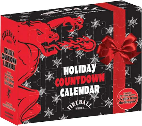 Fireball Cinnamon Whisky Countdown Calendar Gift Pack (50mL)