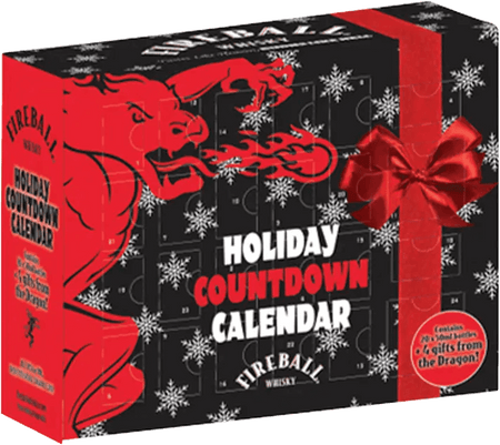 Fireball Cinnamon Whisky Countdown Calendar Gift Pack