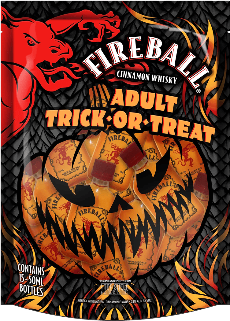 Fireball Cinnamon Whisky 'Halloween Trick or Treat' Bag