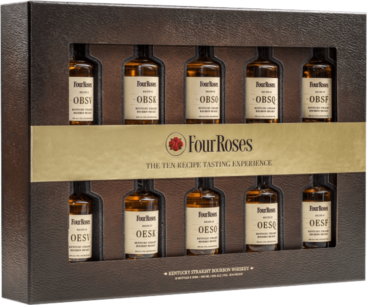 Four Roses Ten Recipe Tasting Experience Kentucky Straight Bourbon Whiskey